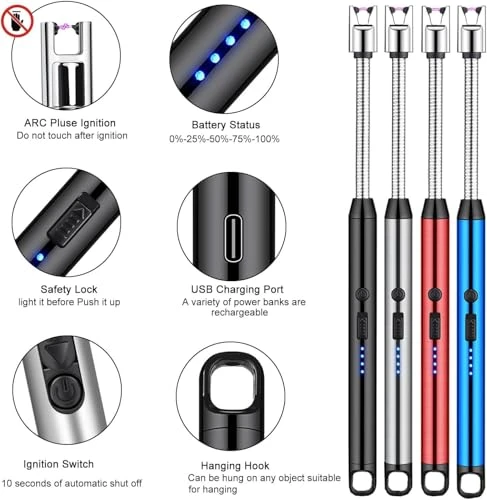 Rechargeable Electric Gas Lighter , Pooja - Rechargeable view 3