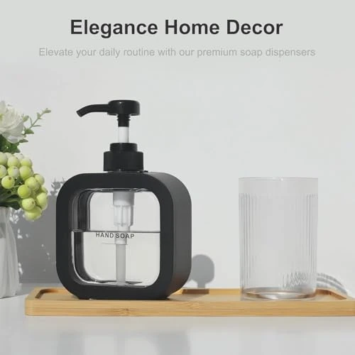Soap Dispenser - Black, Plastic view 5