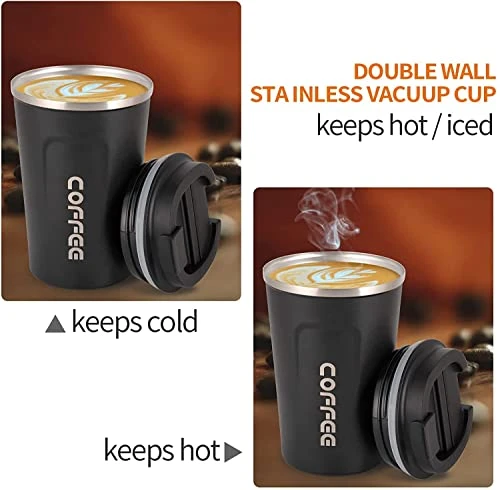 Stainless Steel Vacuum Insulated Coffee Mug - 510ml, Stainless Steel, Leak Proof view 3