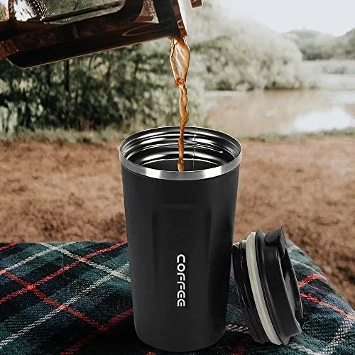 Stainless Steel Vacuum Insulated Coffee Mug - 510ml, Stainless Steel, Leak Proof view 6