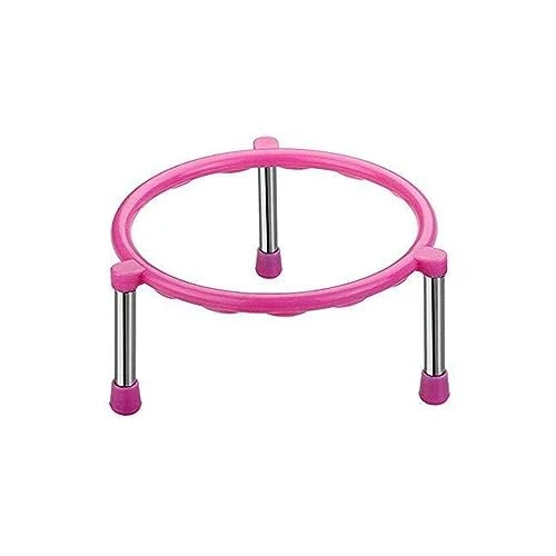 Matka Ring- Heavy Stainless Steel Legs - Pack of 1, Stainless Steel, Plastic view 4