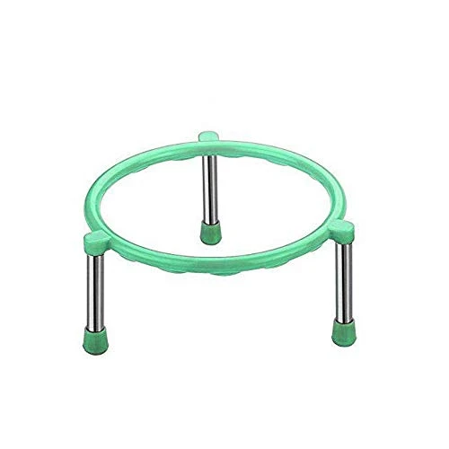 Matka Ring- Heavy Stainless Steel Legs - Pack of 1, Stainless Steel, Plastic view 6