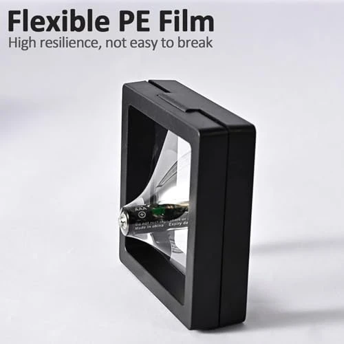 10PCS 3D Floating Frame Case, Black - 10pcs, Black view 4