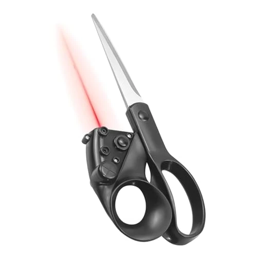 Professional Laser Guided Scissors, Precision Straight - Black view 1