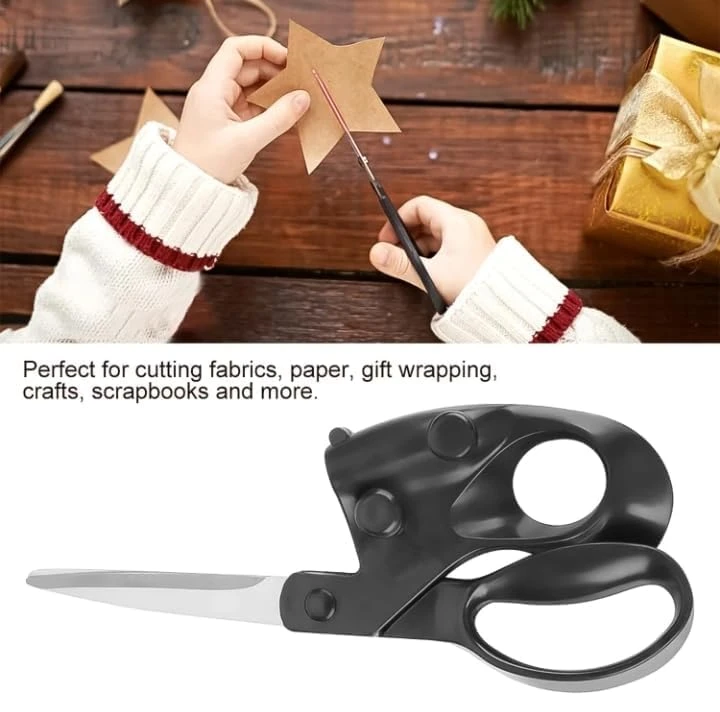 Professional Laser Guided Scissors, Precision Straight - Black view 6