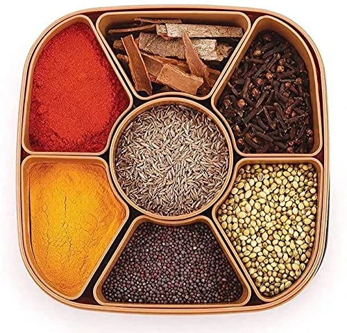 Woven Masala Rangoli Box Spices (multi - Multi Colour view 4