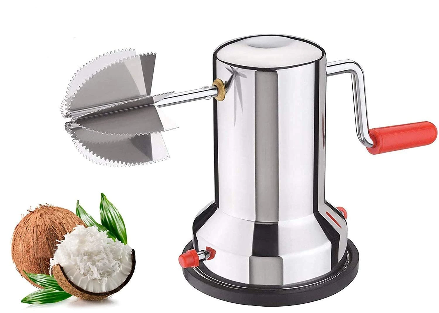Coconut Scraper - Silver, Stainless Steel view 1