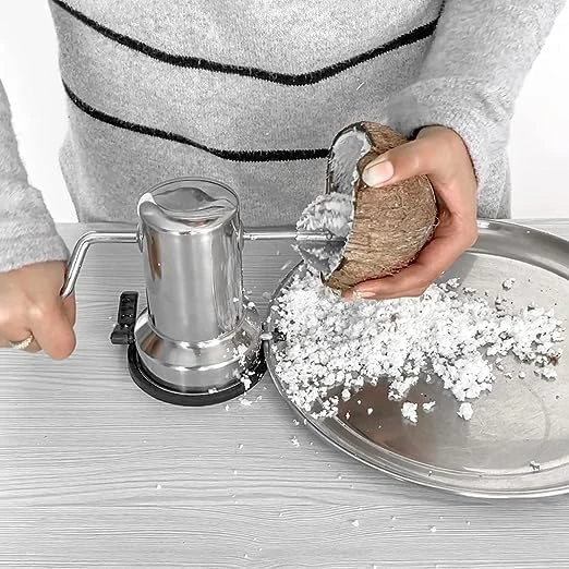 Coconut Scraper - Silver, Stainless Steel view 6