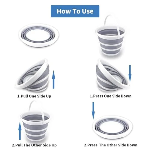 Foldable Bucket - 5 L, Portable, Foldable view 7