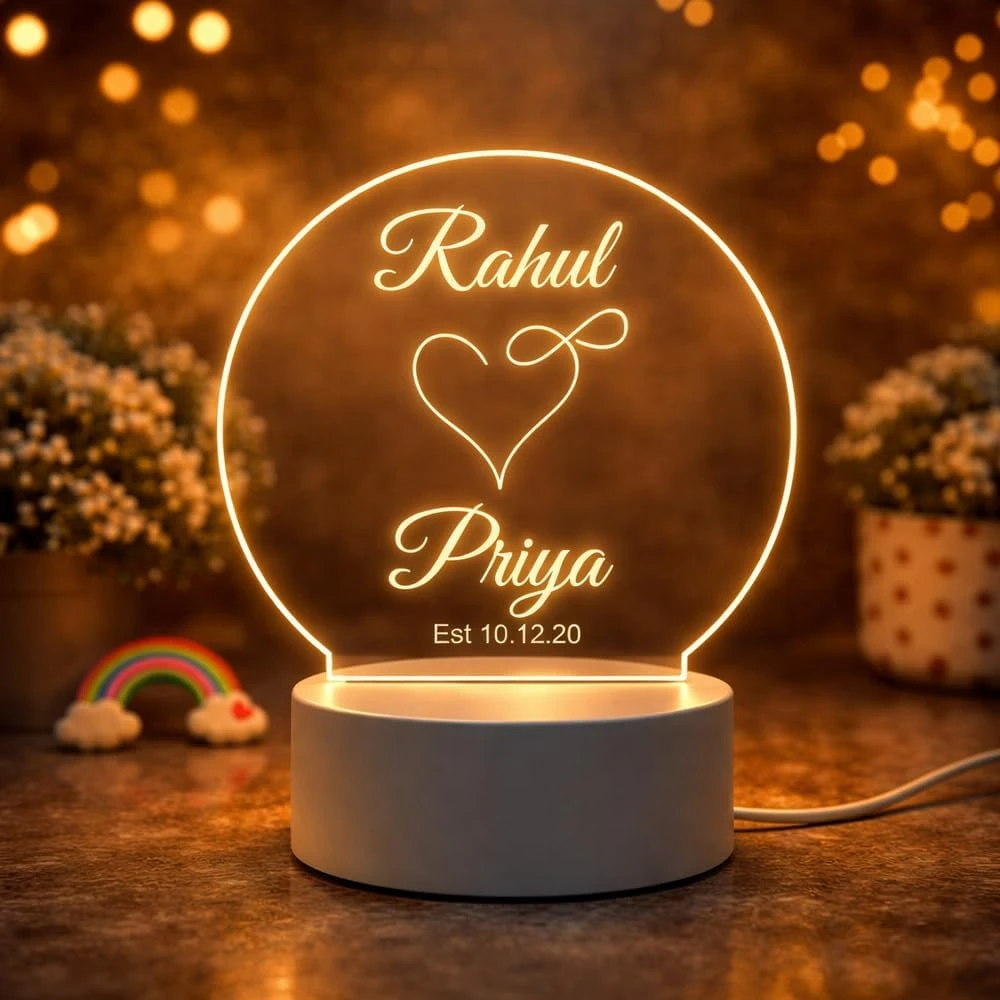 Infinity Mirror LED Lamp view 7