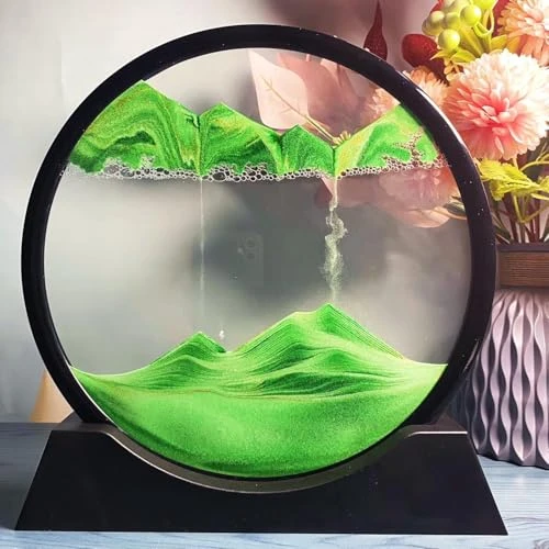 Moving Sand Art Frame - Green view 3