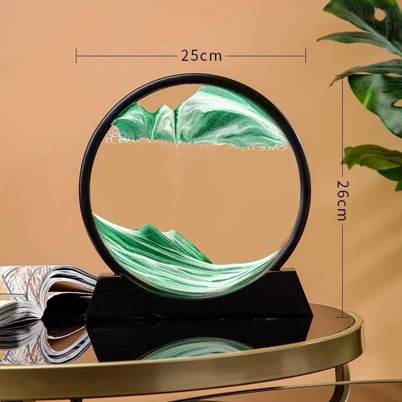 Moving Sand Art Frame - Green view 4