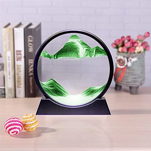 Moving Sand Art Frame - Green view 5