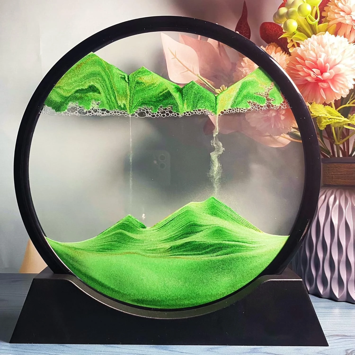 Moving Sand Art Frame - Green view 7