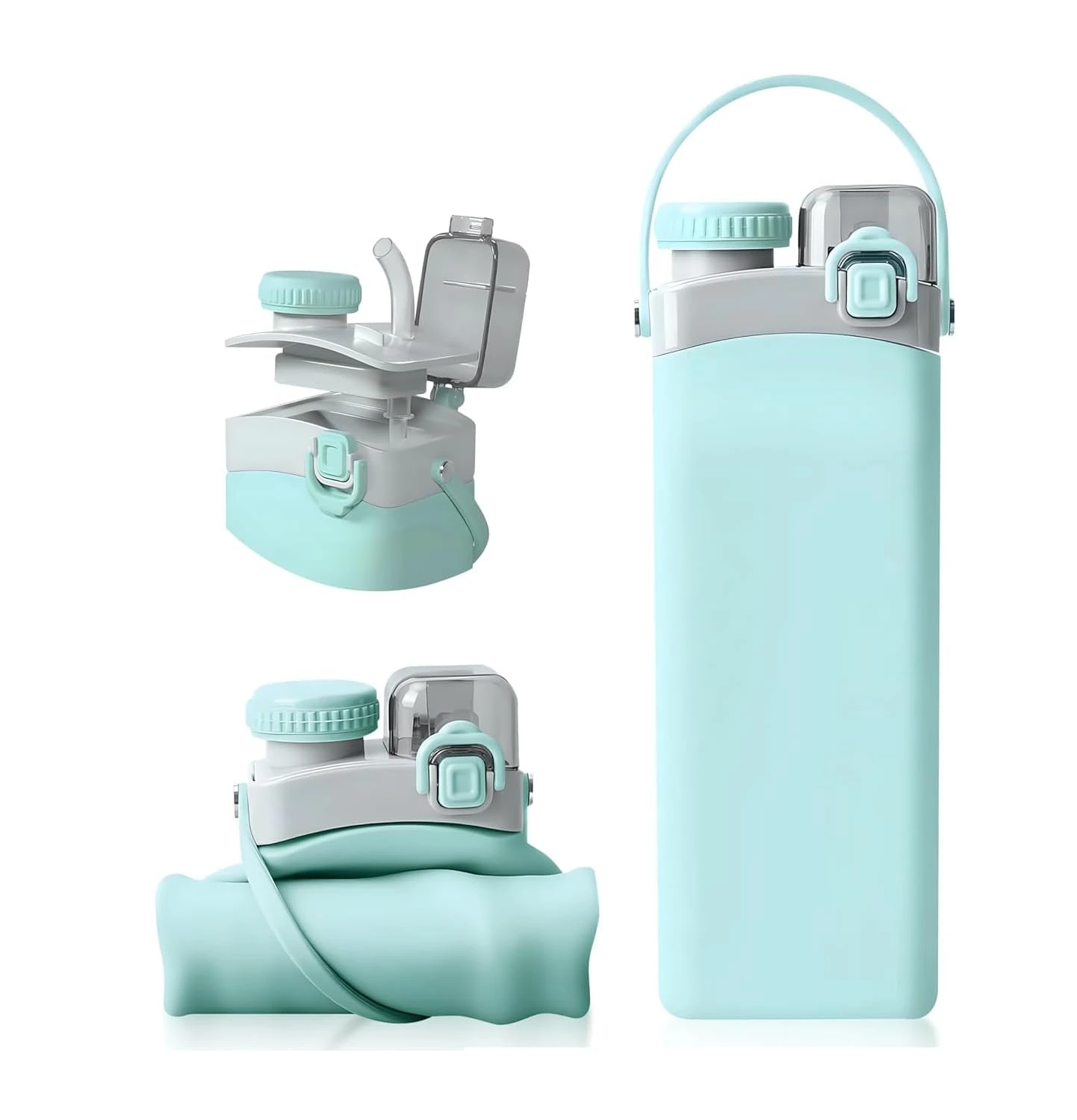 Water Bottle - Silicone, Foldable view 5