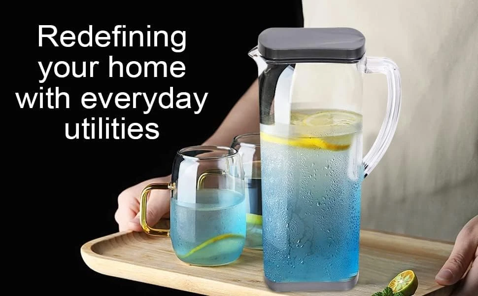 Plastic Water Jug - 1.5 Liter, Multicolor, Plastic view 5