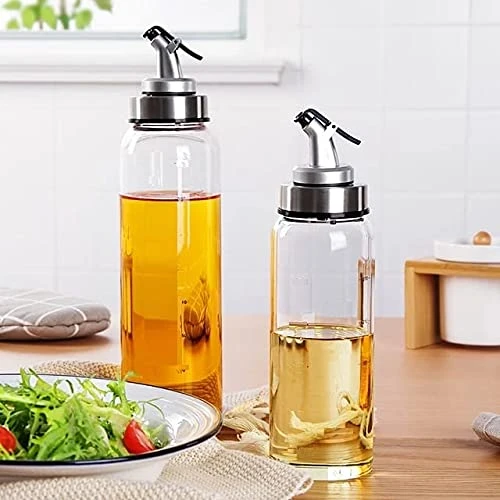 Stainless Steel Oil Dispenser - Plastic view 1