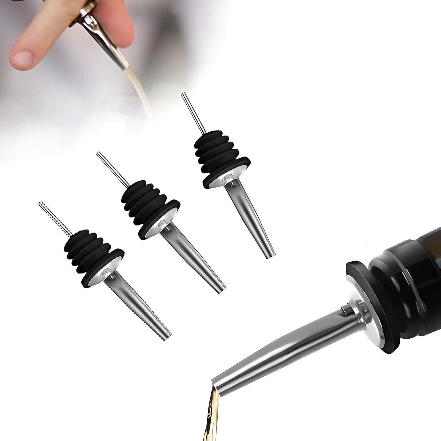 Stainless Steel Oil Dispenser - Plastic view 8