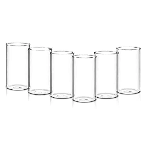 Heavy Unbreakable Stylish Plastic Transparent Glass - 330 Ml, 6 Pcs, Plastic view 2