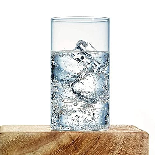Heavy Unbreakable Stylish Plastic Transparent Glass - 330 Ml, 6 Pcs, Plastic view 3