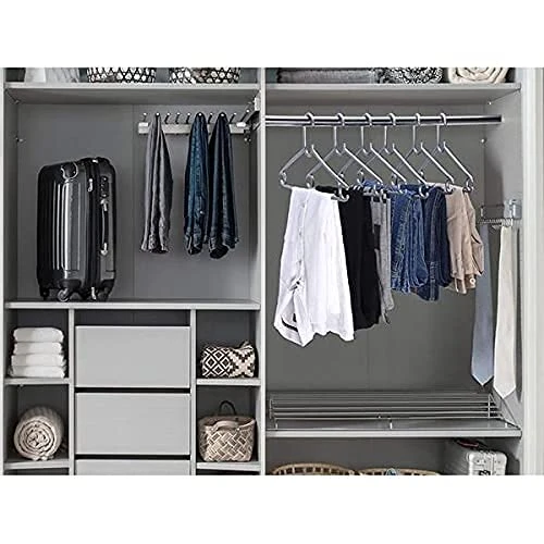 Plastic Clothes Hanger (set 6 Pieces) - 6 Pieces, Plastic view 2