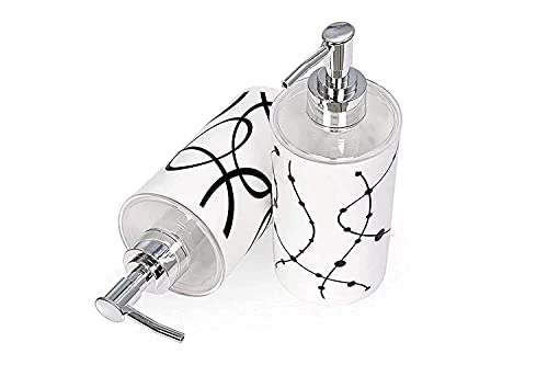 Soap Dispenser - Pack of 2, White, Plastic view 2