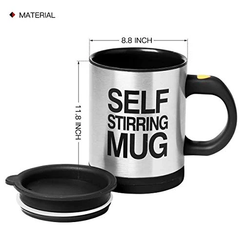 Self Stirring Mug Coffee Blender Mug - 380 ML view 6