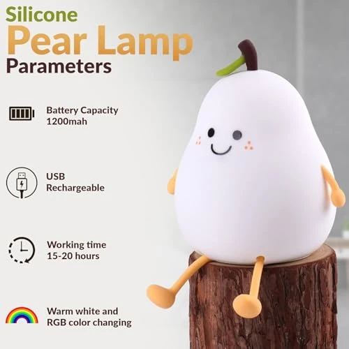 LED Night Lamp - Rechargeable, Silicone view 5