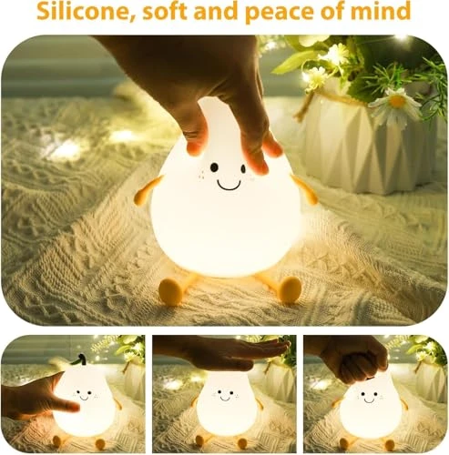 LED Night Lamp - Rechargeable, Silicone view 7