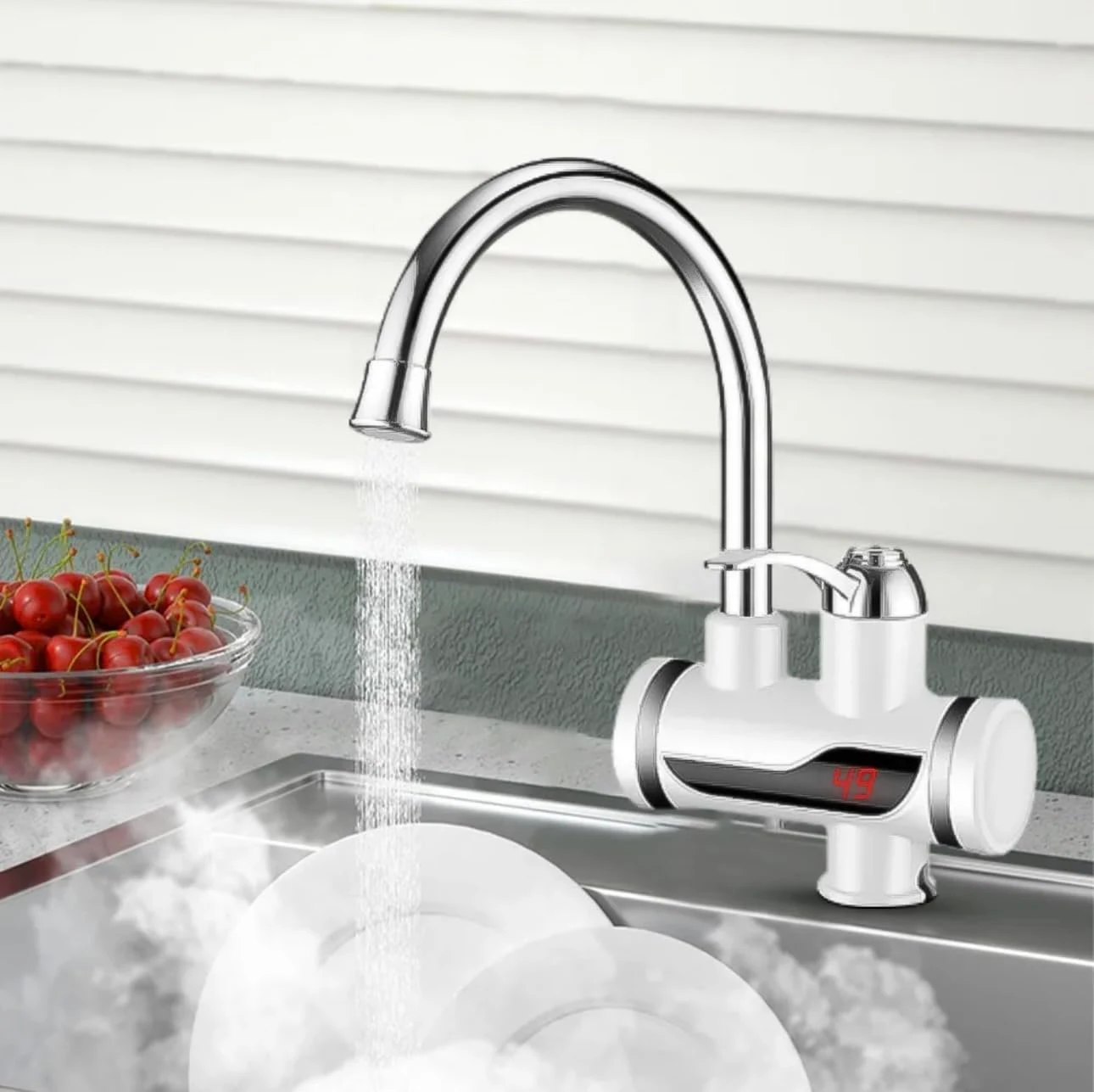 Instant Hot Water Tap with 15 Years Warranty view 1