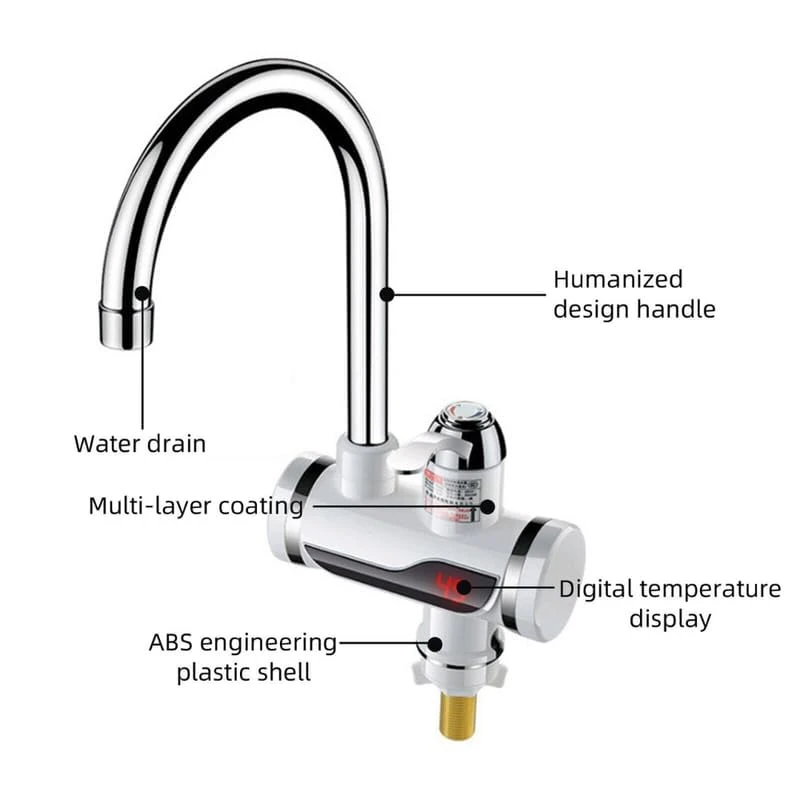 Instant Hot Water Tap with 15 Years Warranty view 5