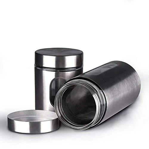 Storage Container - 800 Ml, 3 Pieces, Stainless Steel view 2