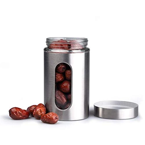 Storage Container - 800 Ml, 3 Pieces, Stainless Steel view 3