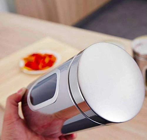 Storage Container - 800 Ml, 3 Pieces, Stainless Steel view 6