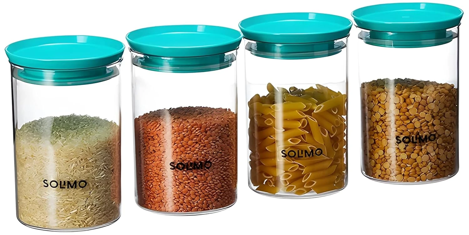Storage Container - 800 Ml, 3 Pieces, Stainless Steel view 8