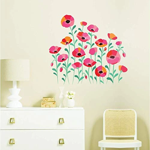 Poppies Flower Wall Sticker view 1