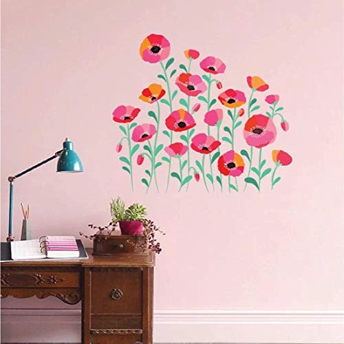 Poppies Flower Wall Sticker view 5