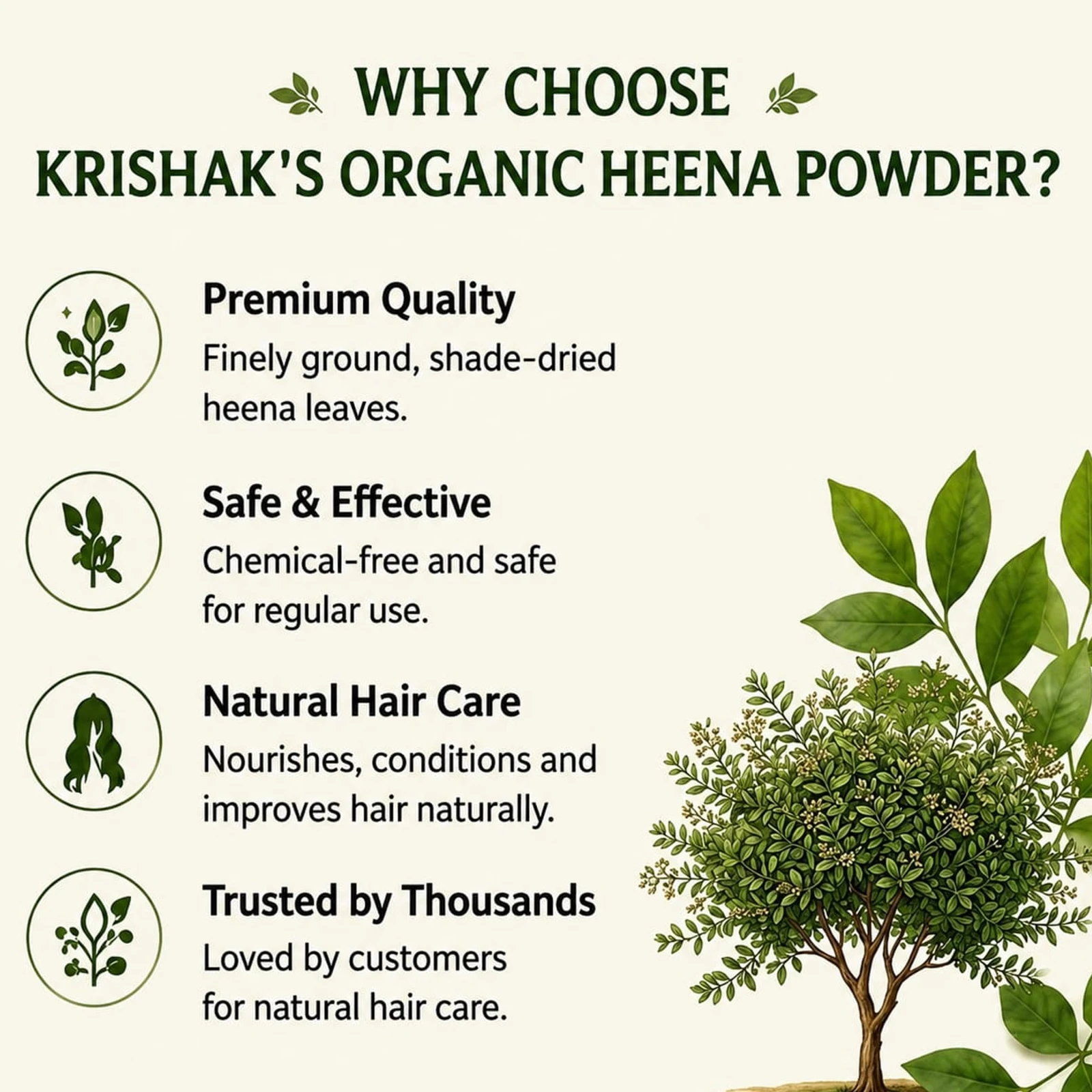 Krishak Organic Heena Powder view 4