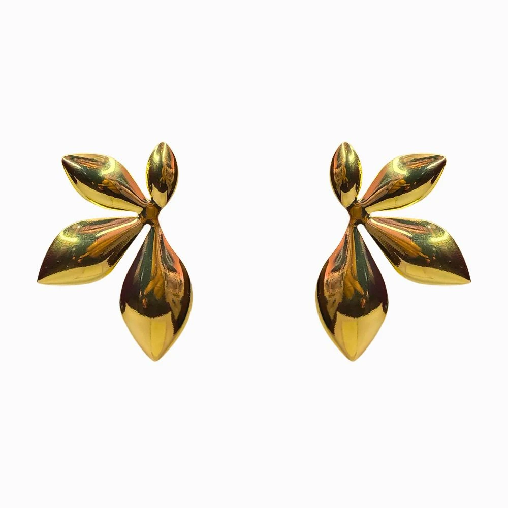 Tahaniya Hwaran Petal Flare Korean Style Earring Stud Earring view 1