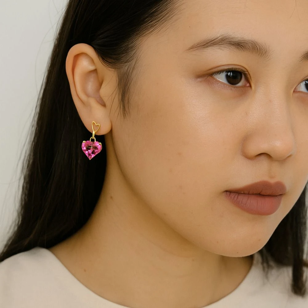Tahaniya Korean Haneul Heartloops Earring Stud Earring view 2