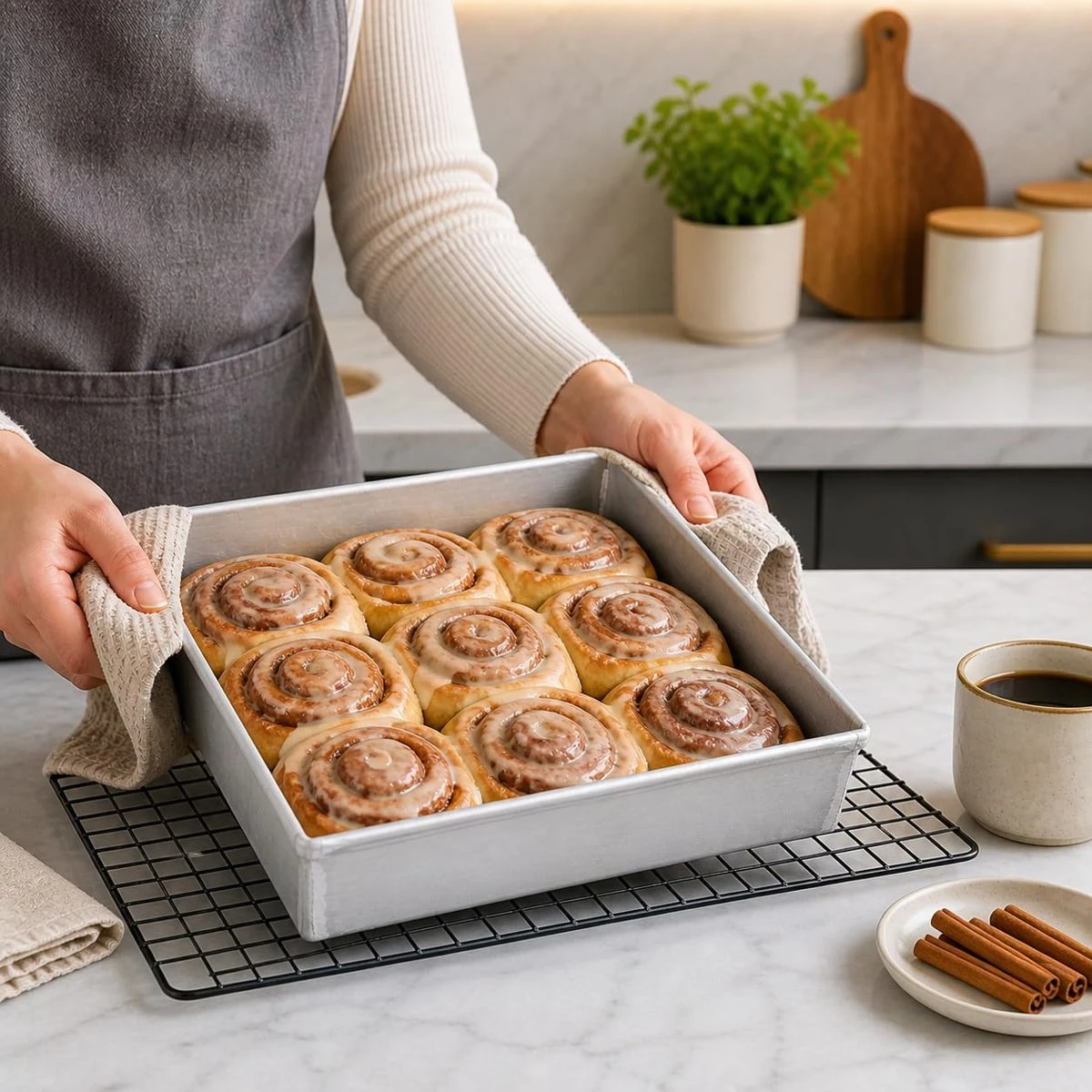 iINTELLIGENCEi Aluminium Square Cake Tray, 26 x 26 x 5 cm, 1 Qty view 8