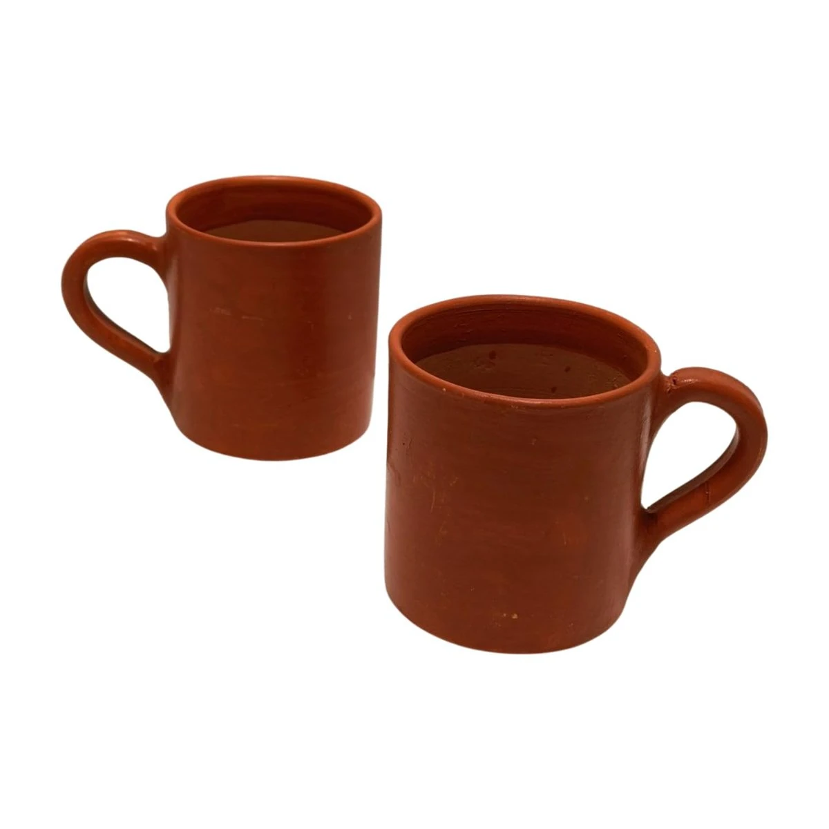iINTELLIGENCEi Clay Coffee Mug Kulhad, 375 ml, Terracotta, 2 Qty view 1