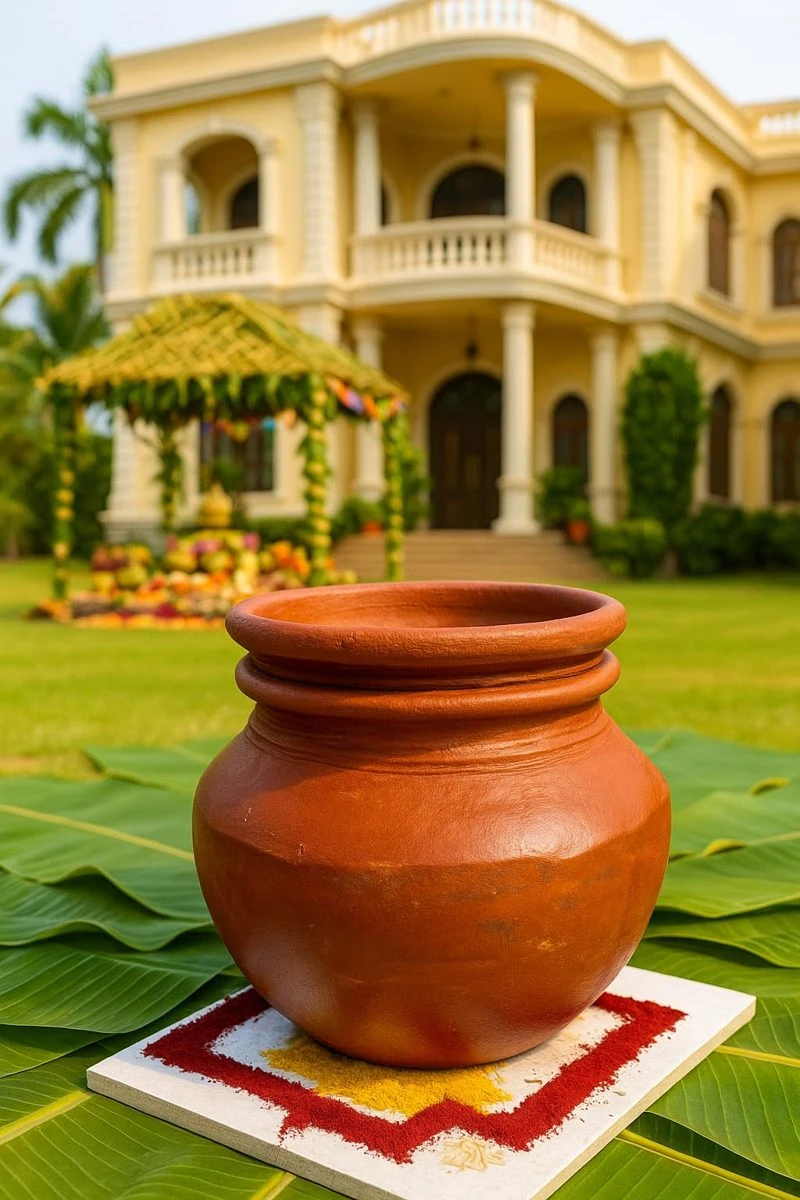 iINTELLIGENCEi Clay Pongal Pot with Lid, Pongal Panai, 2.5 Litre, 1 Qty view 8