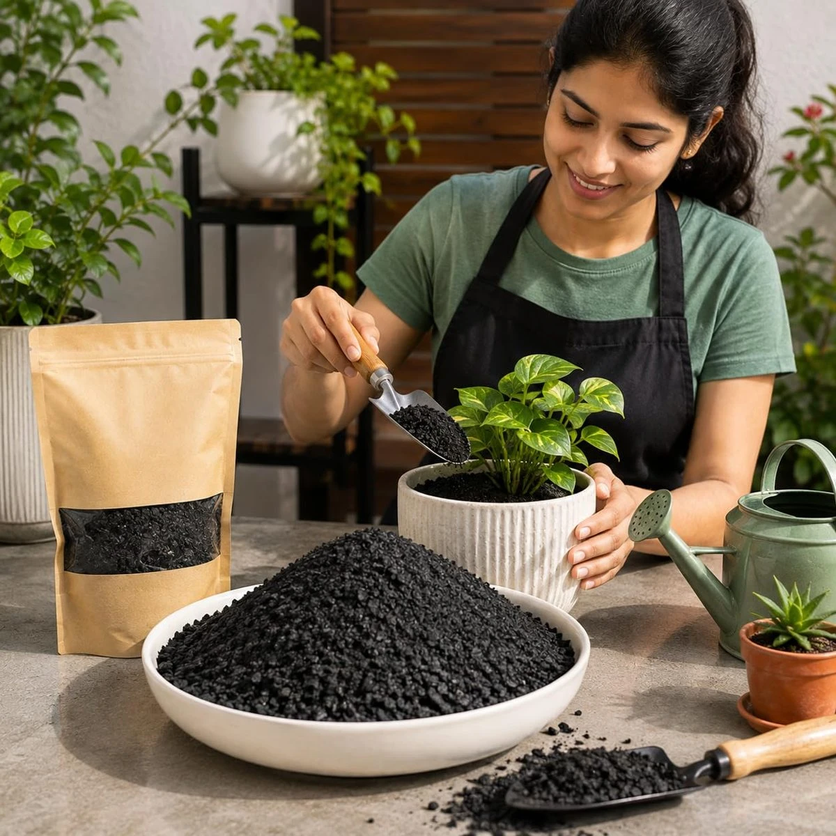 Coconut Charcoal Powder 500g, 1 Qty view 3