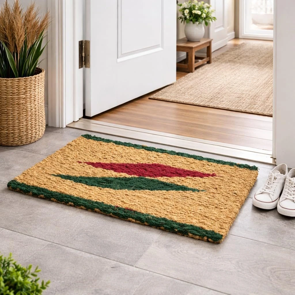 Coir Door Mat, Natural Coconut Fibre, 52 x 31 cm, 1 Qty view 5