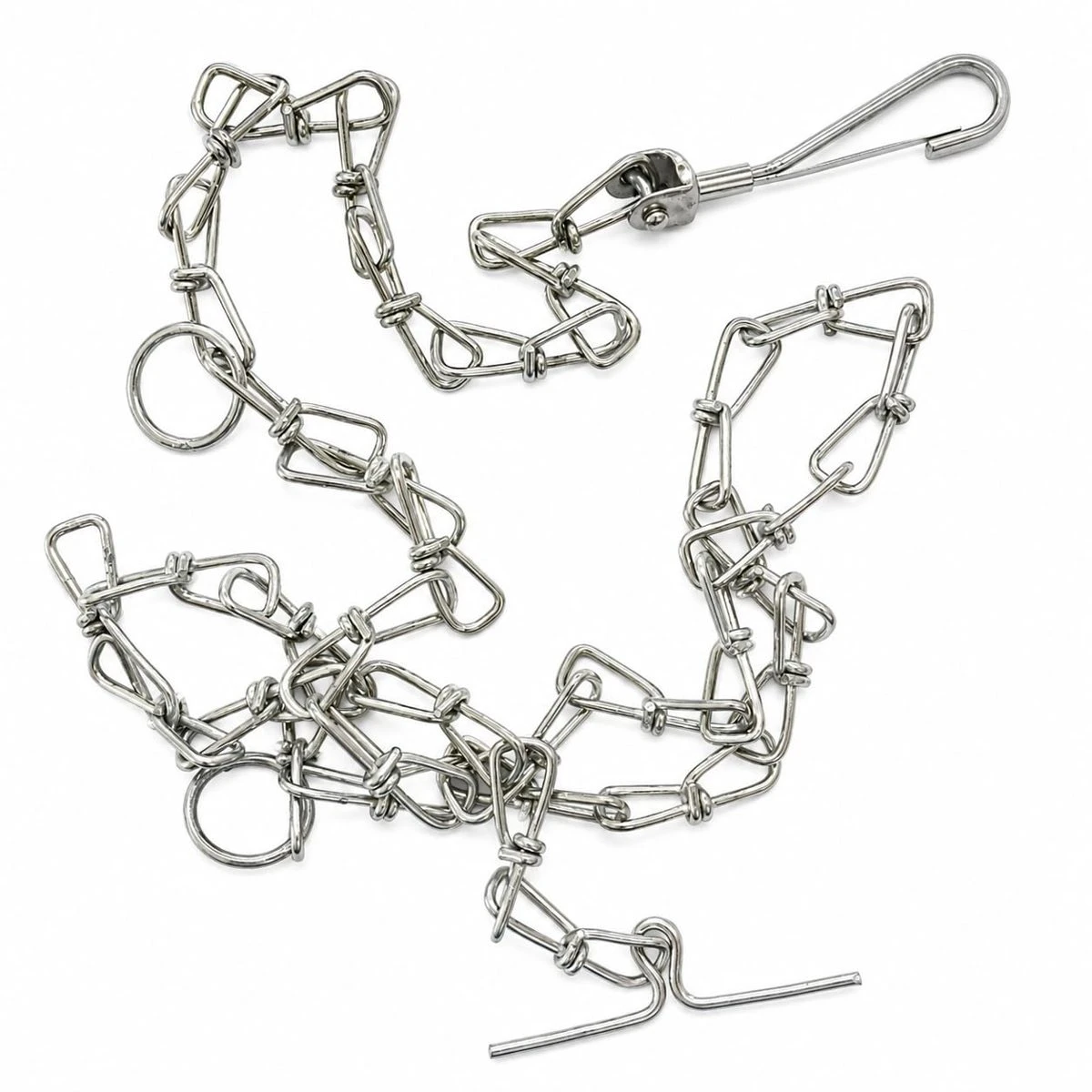 Dog Chain Lead, Heavy Duty Metal Leash, 175 cm, 1 Qty view 1
