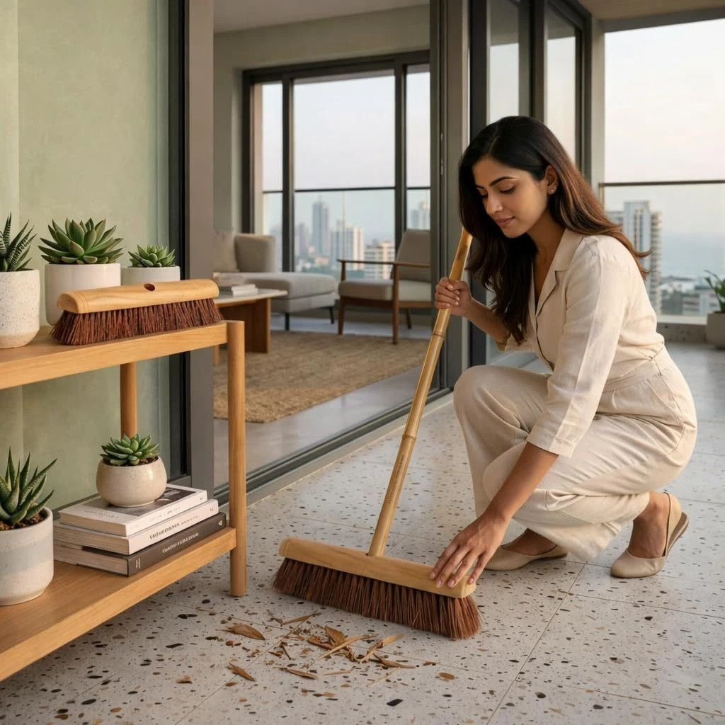 iINTELLIGENCEi Palmyra Fibre Floor Brush Head Only, No Handle, 31 cm, 1 Qty view 7
