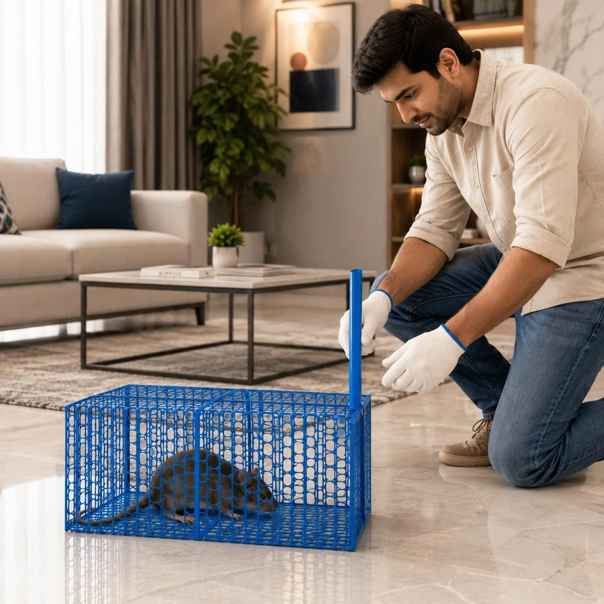 Rat Trap, Iron, Spring Type, 2 Qty view 5
