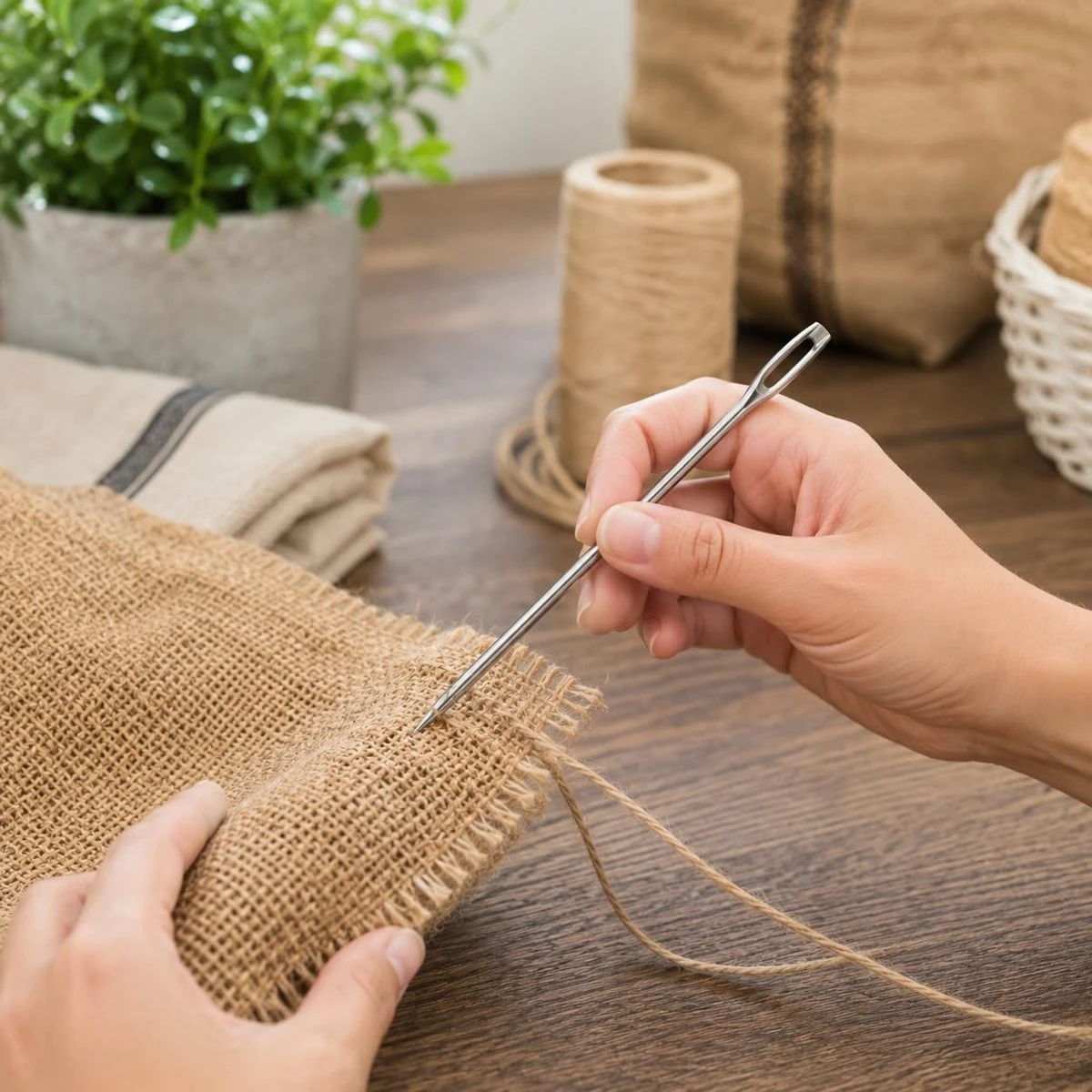 Sack Needle Sewing, Steel, 20x0.5x0.5 cm, 2 Qty view 8