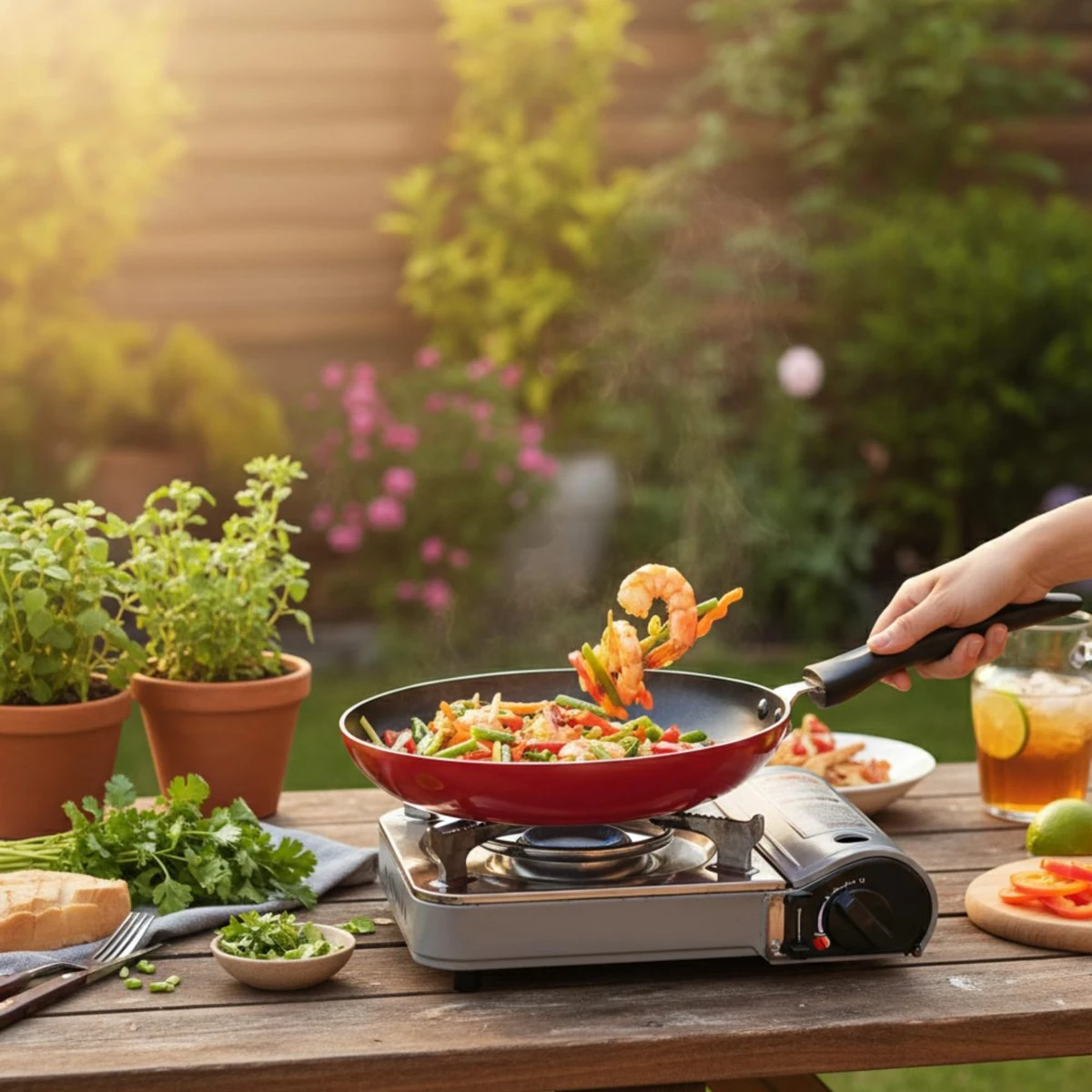 iINTELLIGENCEi Non-Stick Fry Pan with Handle, Frying Pan Tawa, 26 cm, 1 Qty view 7